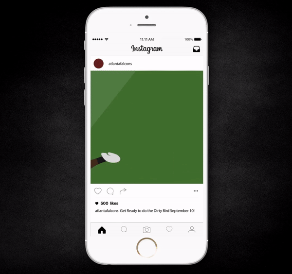Dirty Bird iphone mockup.gif