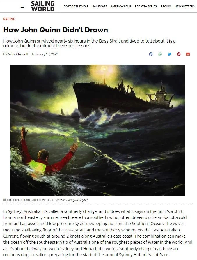 How John Quinn Didn't Drown