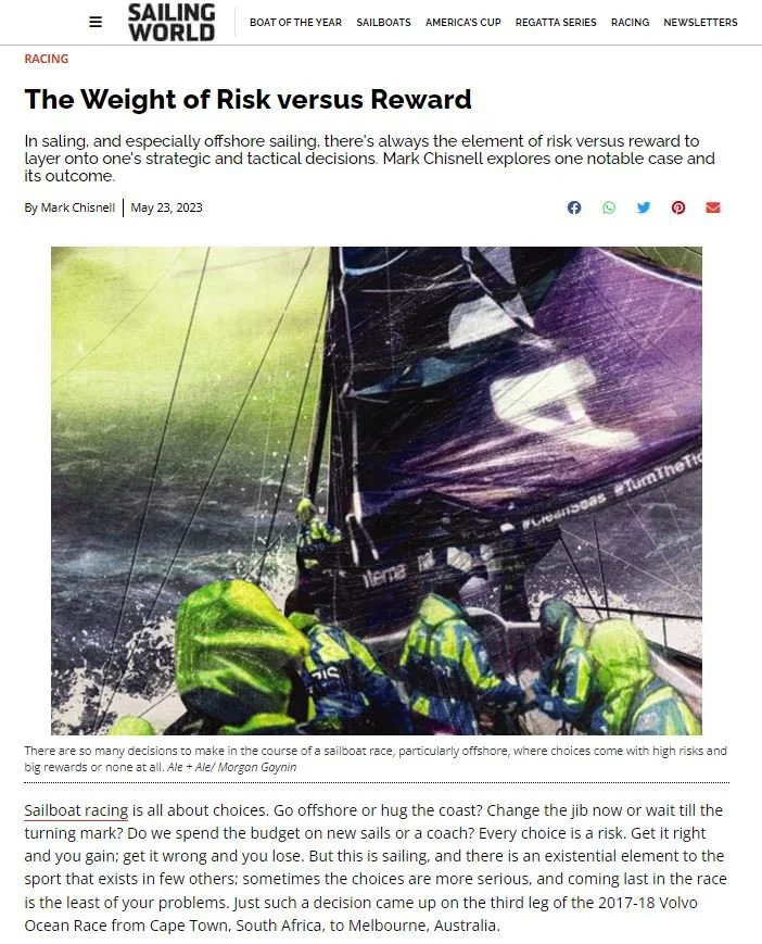The Weight of Risk versus Reward
