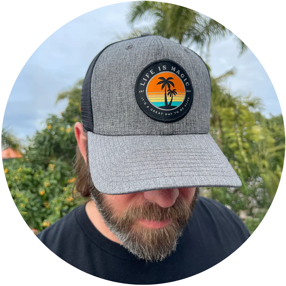 Hat collection. Life is Magic hats by Jon Dorenbos