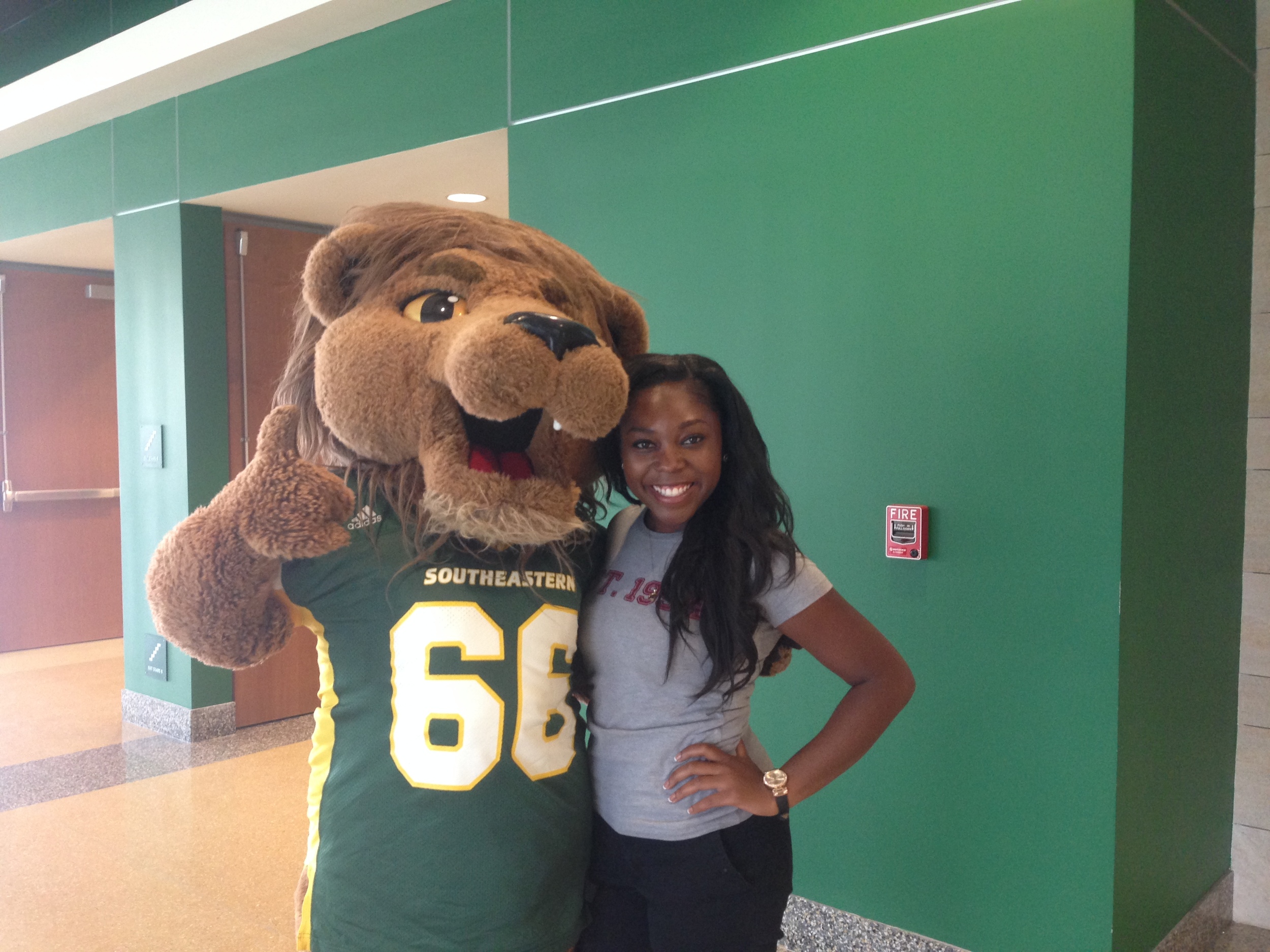 Jasmine and Roomie during 2014 Homecoming Campaign week 