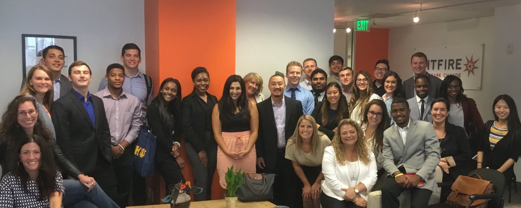 A small selection of the National Millennial Community at Spitfire offices. 