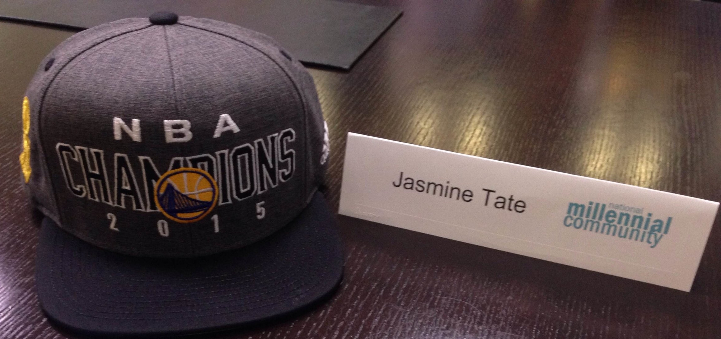Thanks to the Warriors' organization for providing memorabilia from the 2015 Championship Title. 