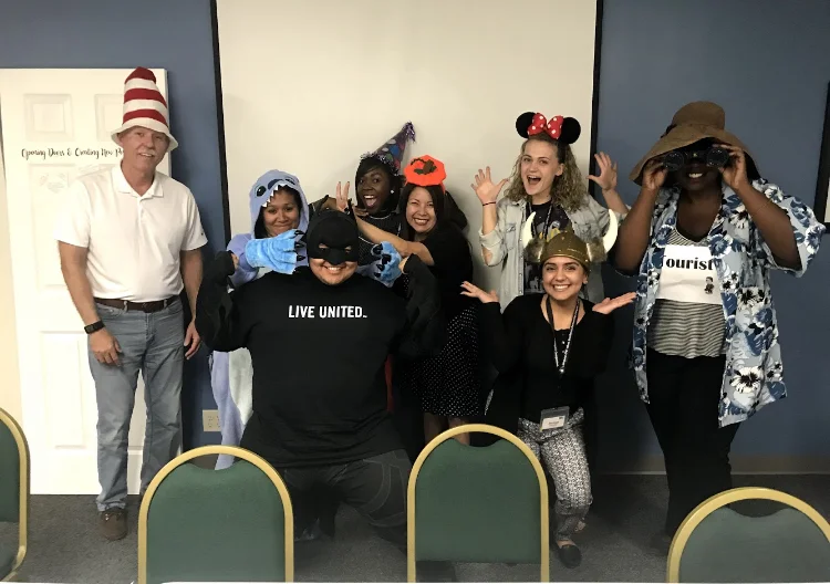 Inland Empire United Way hosted bi-monthly spirit days each month. My birthday fell on Hat Day!