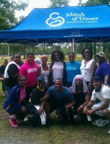  The March for Babies took place on the anniversary of my mother’s death, and it was amazing to have my family join me.  