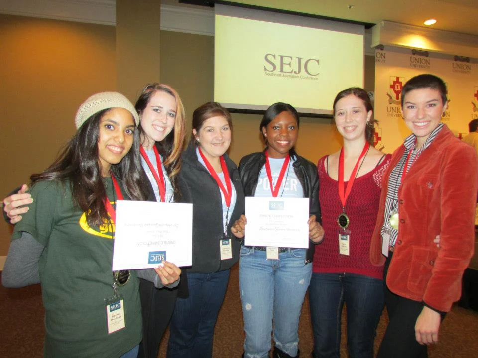 During my sophomore year at Southeastern, I represented our department on the PR Campaigns competition team at the Southeast Journalism Conference. Our team placed in a SEJC PR Competition for the first time in Southeastern History.