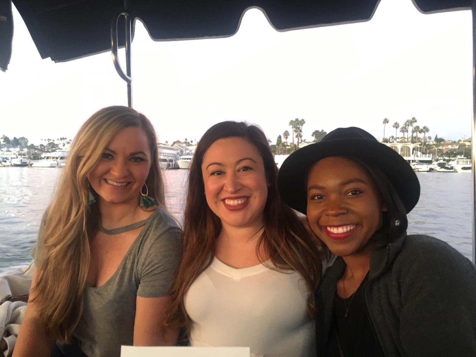  Alyssa Crystal and I enjoyed the views from a duffy ride in Newport Beach, CA while celebrating Nikole’s birthday.  