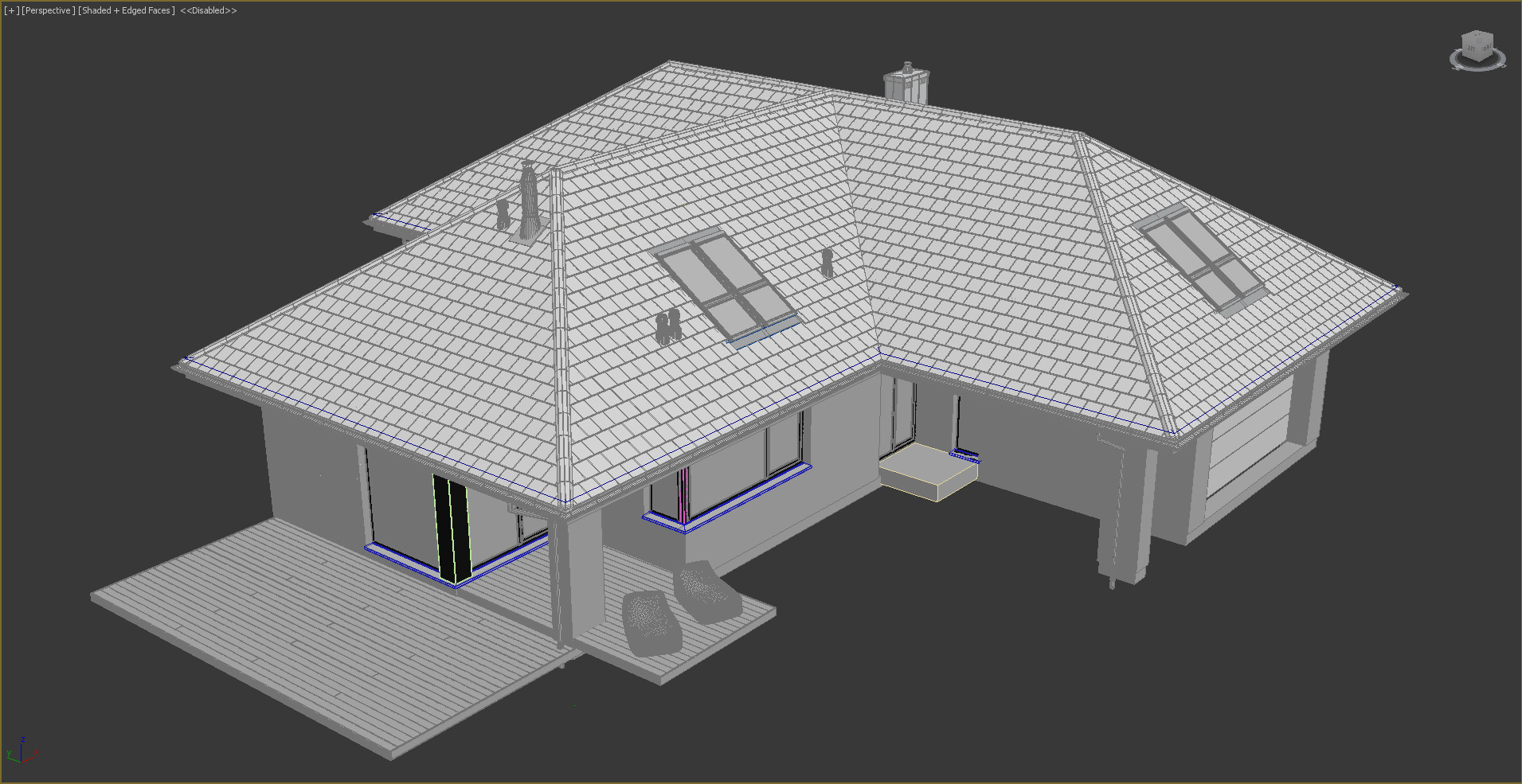 Single family house 3d model