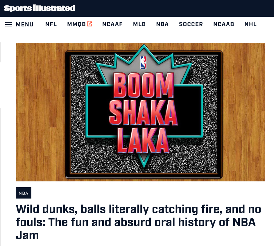 NBA Jam Oral History  Where Are They Now 