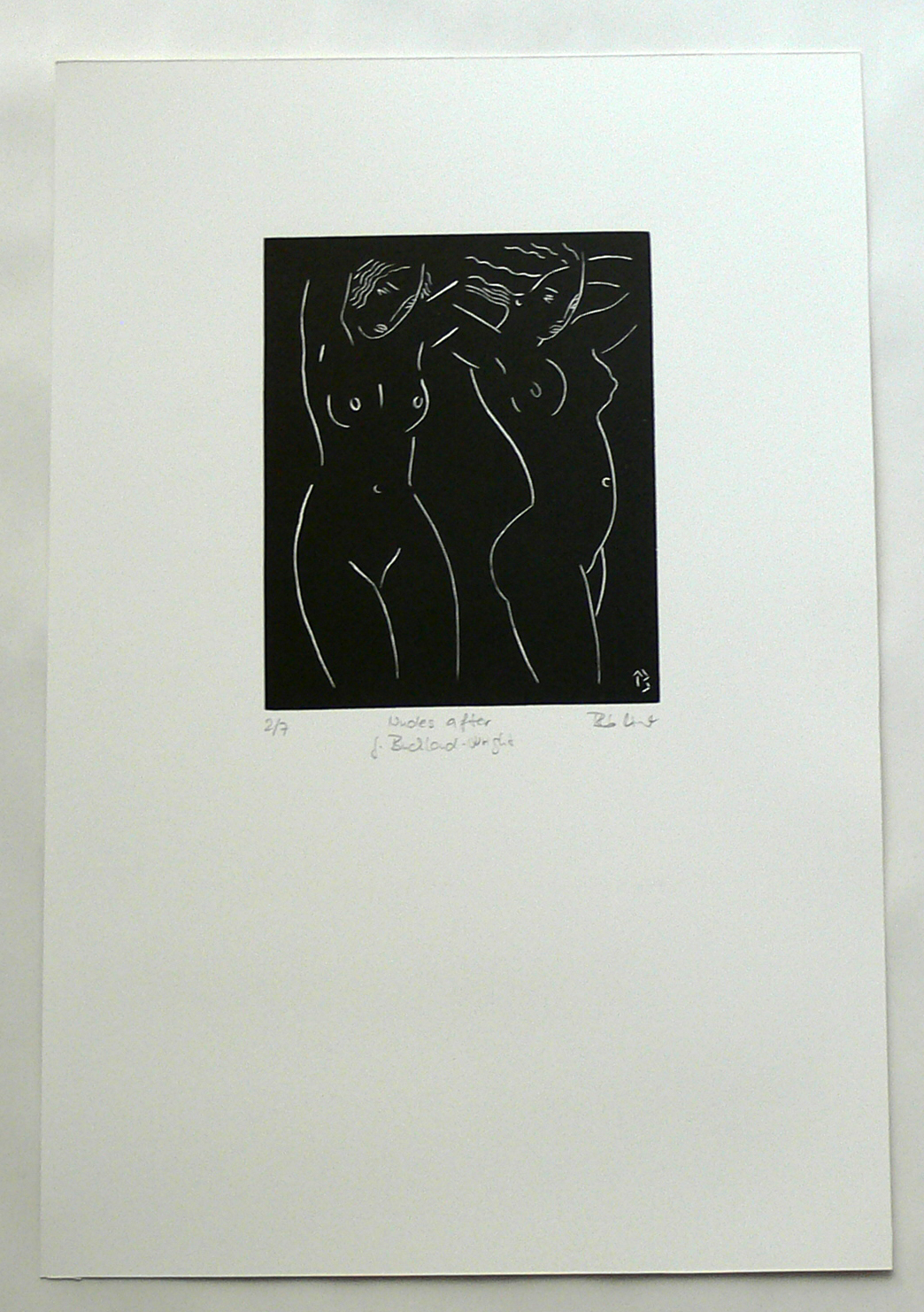 Nudes after J. Buckland-Wright (print)