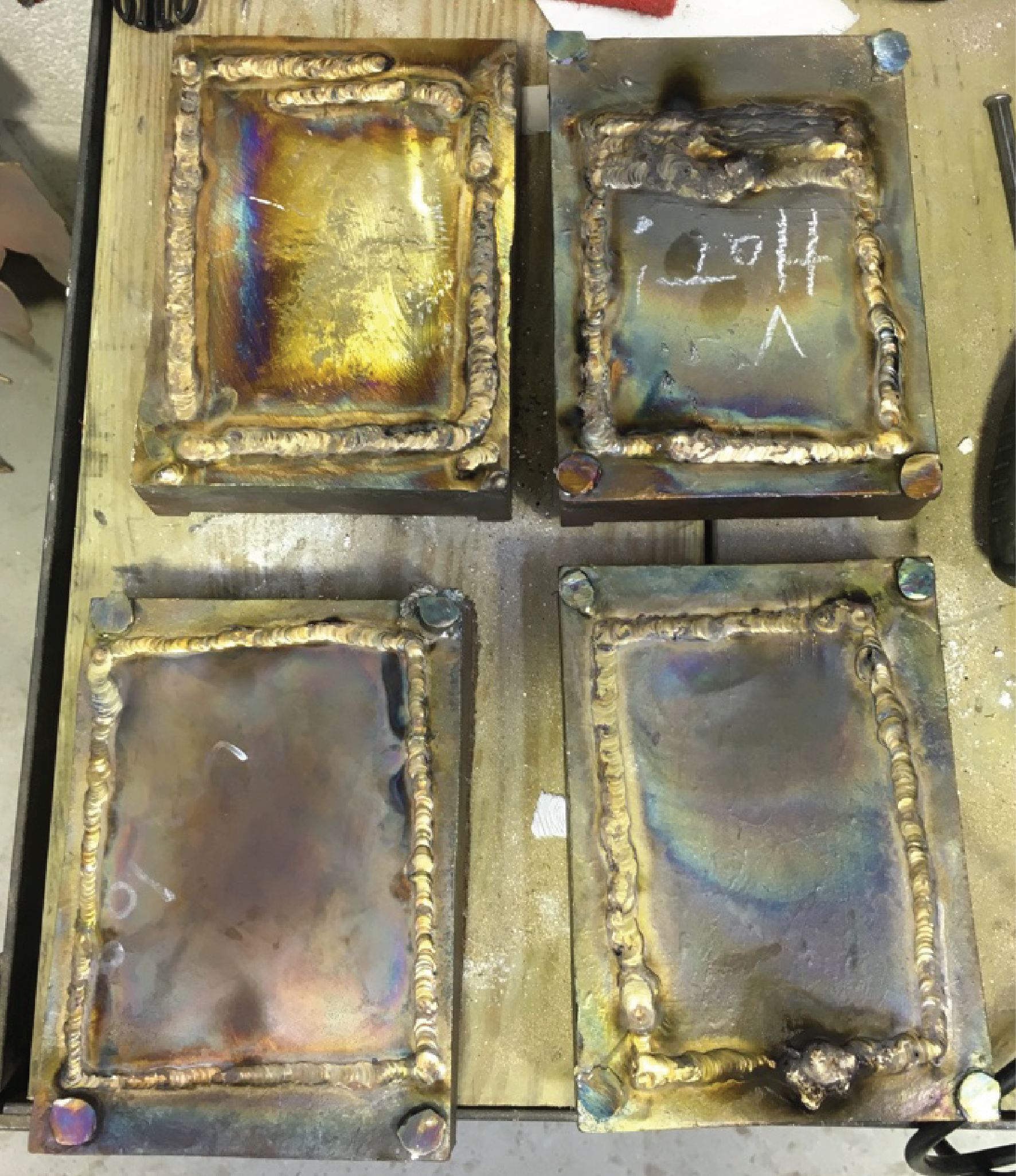 back plates welded in