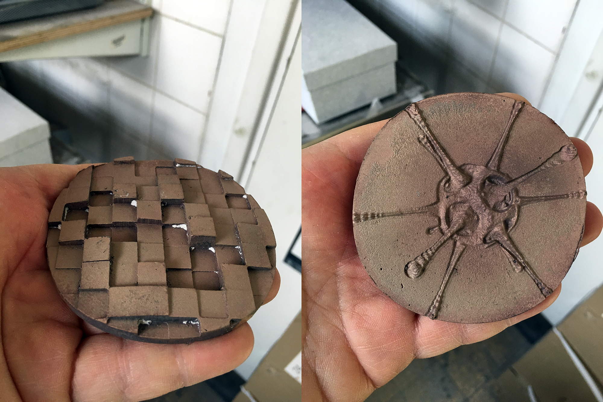 after sandblasting