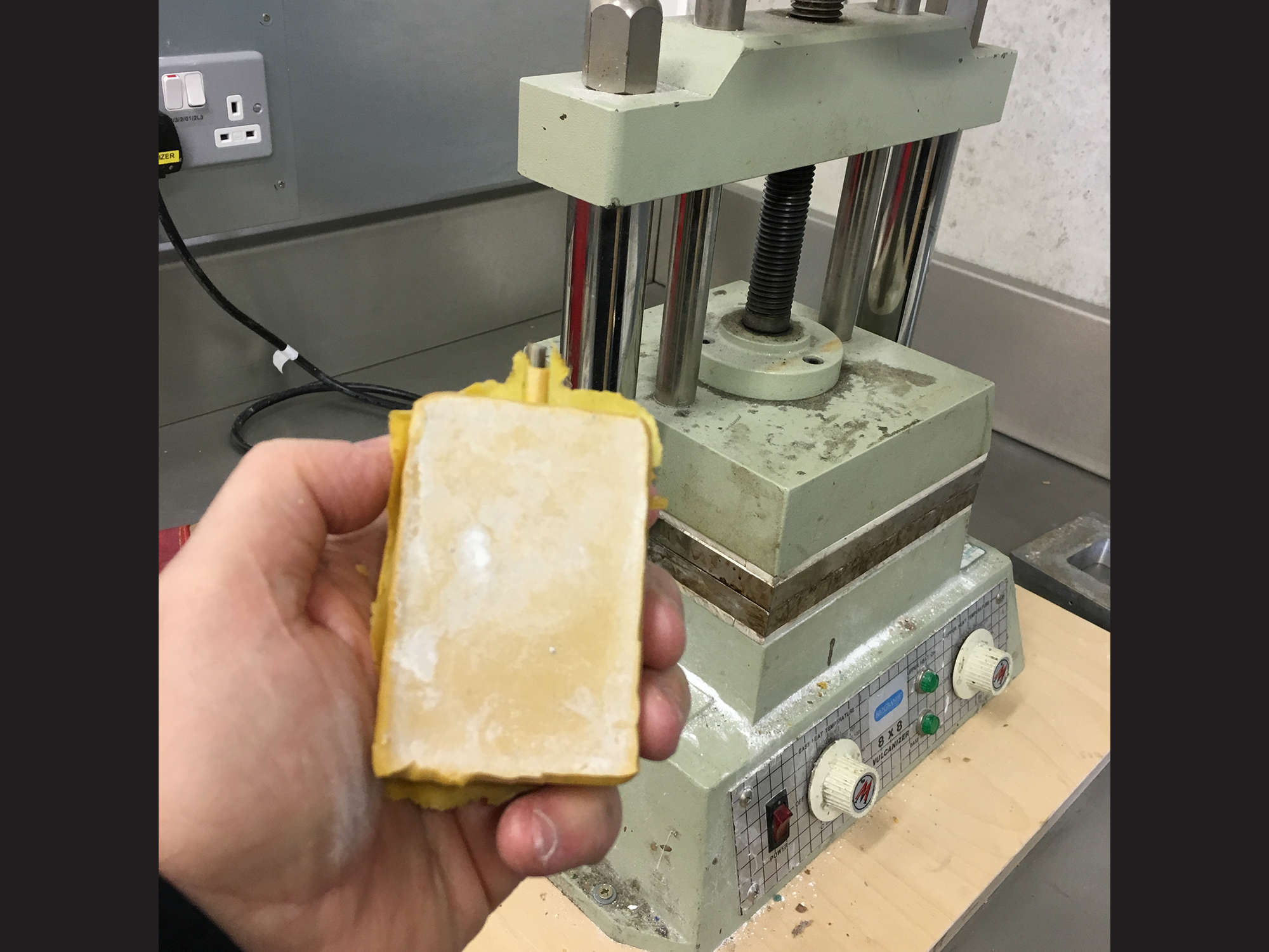 creating the silicone mold