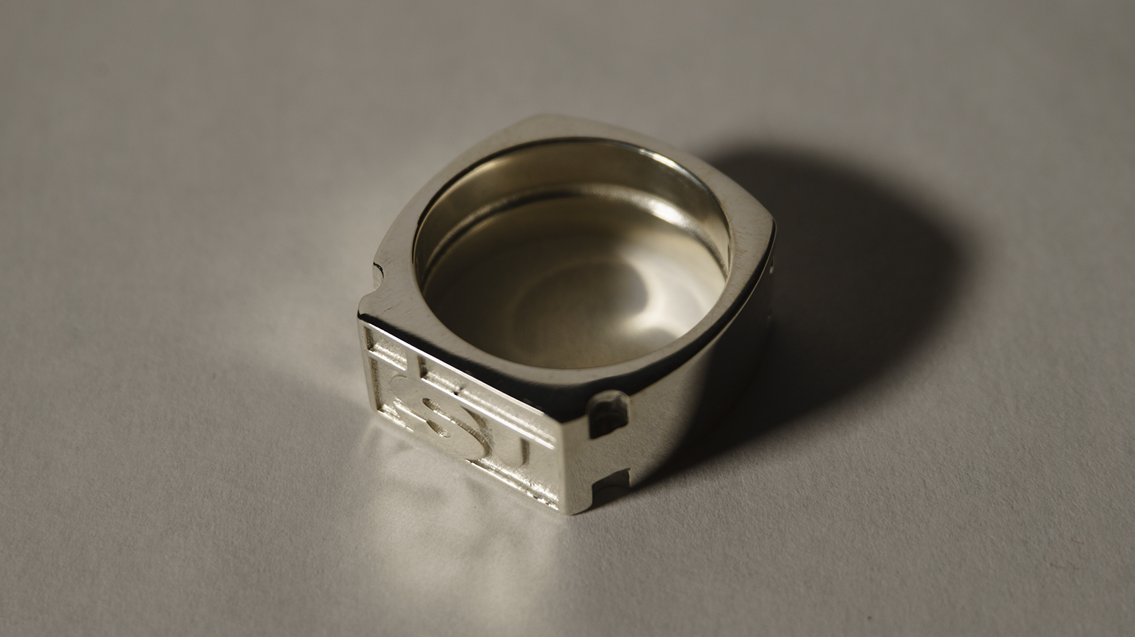 polished silver