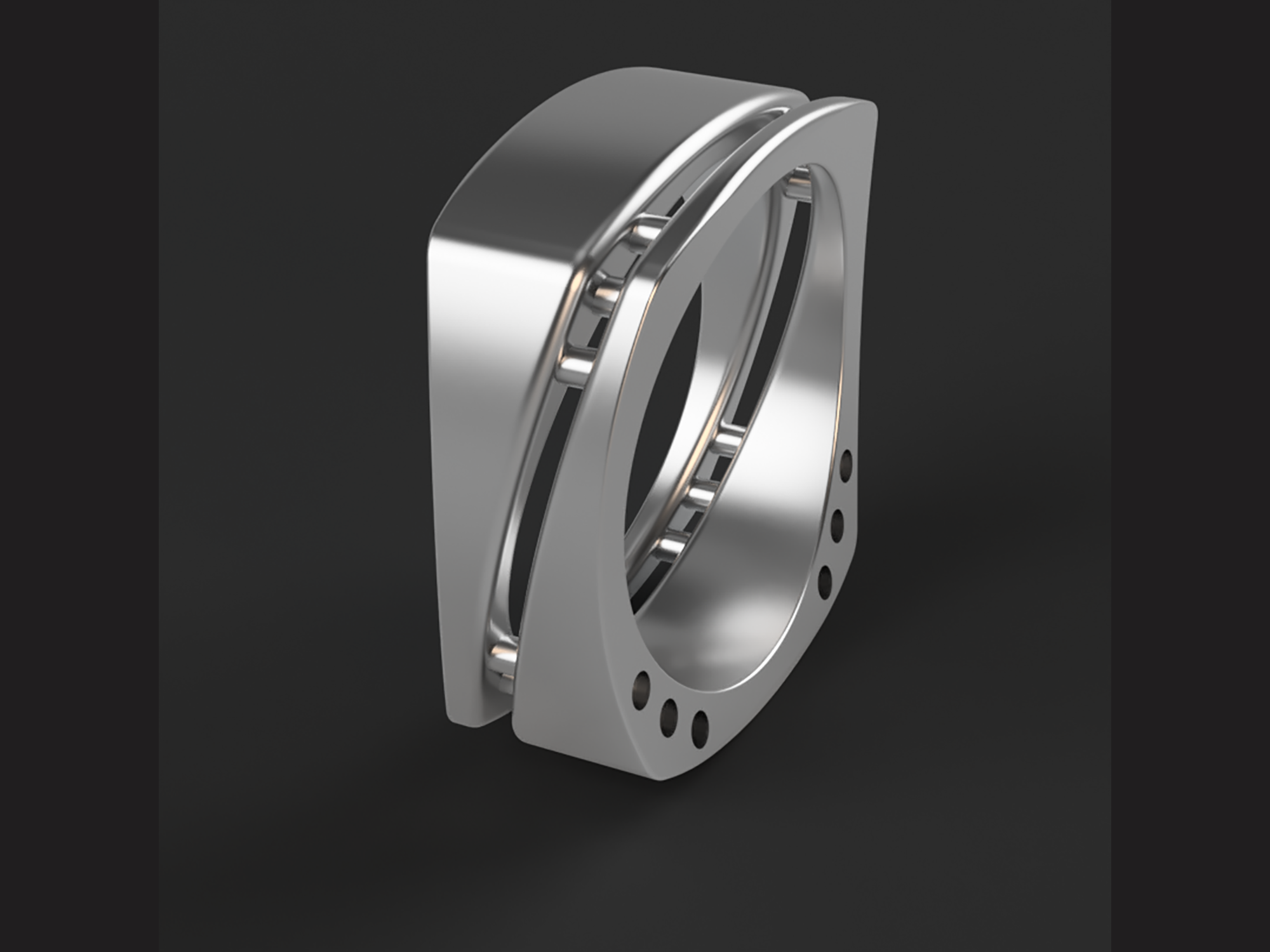 rendered Fusion 360 model