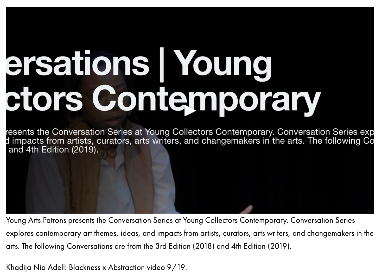 WATCH SPEAKER SERIES VIDEO HERE