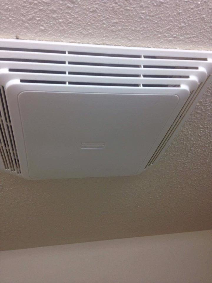  Bathroom exhaust fans are great at collecting dust, but we clean them during our detailed cleanings!   