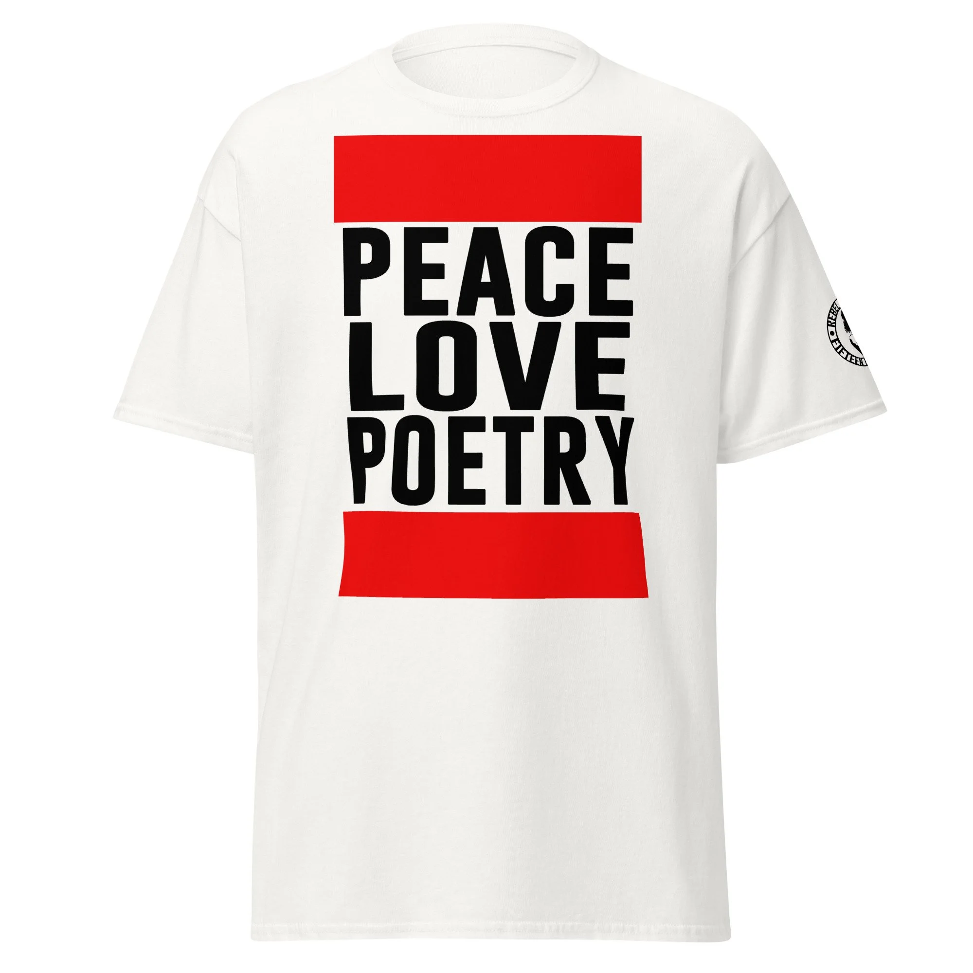 Classic PEACE LOVE POETRY tee