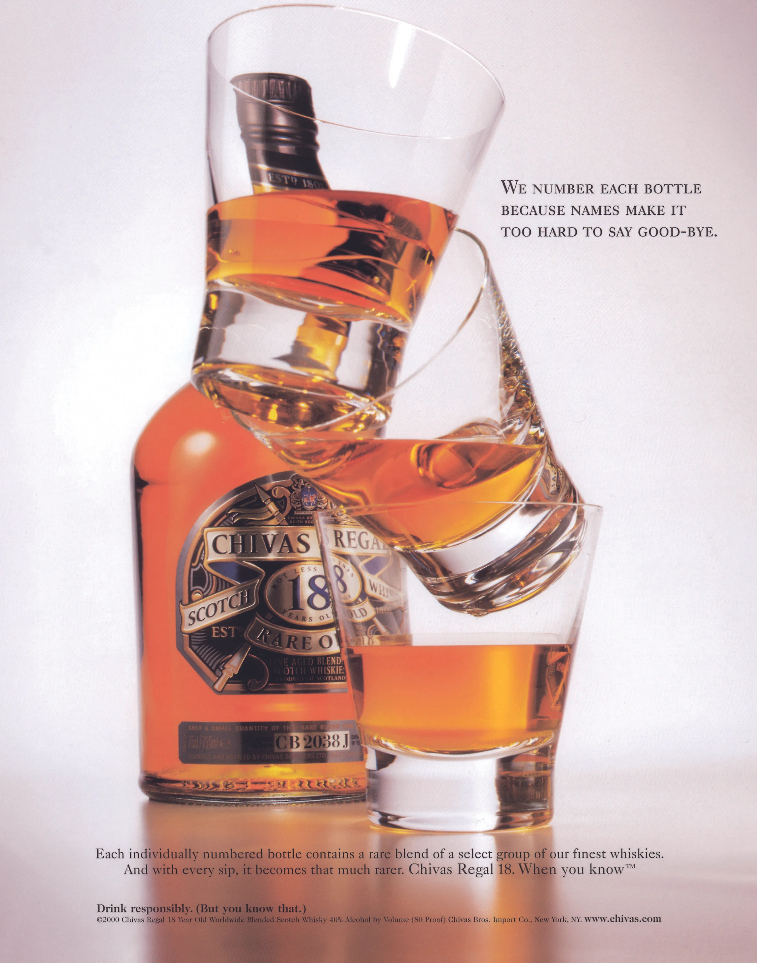 We number each bottle because names make it too hard to say goodbye.