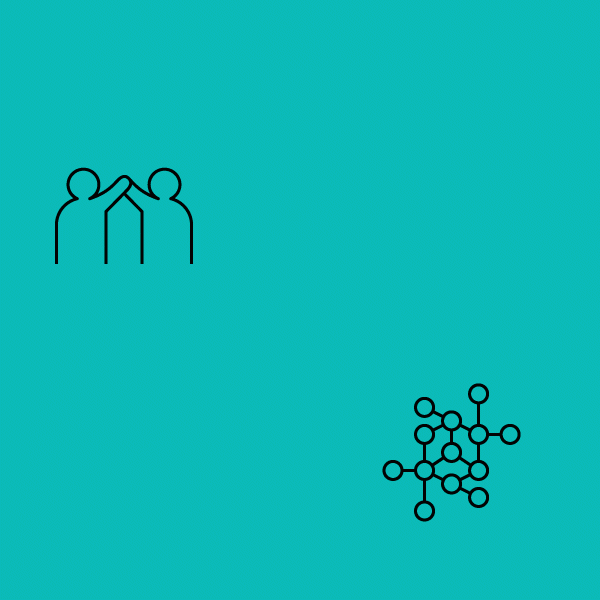 Animated social tile