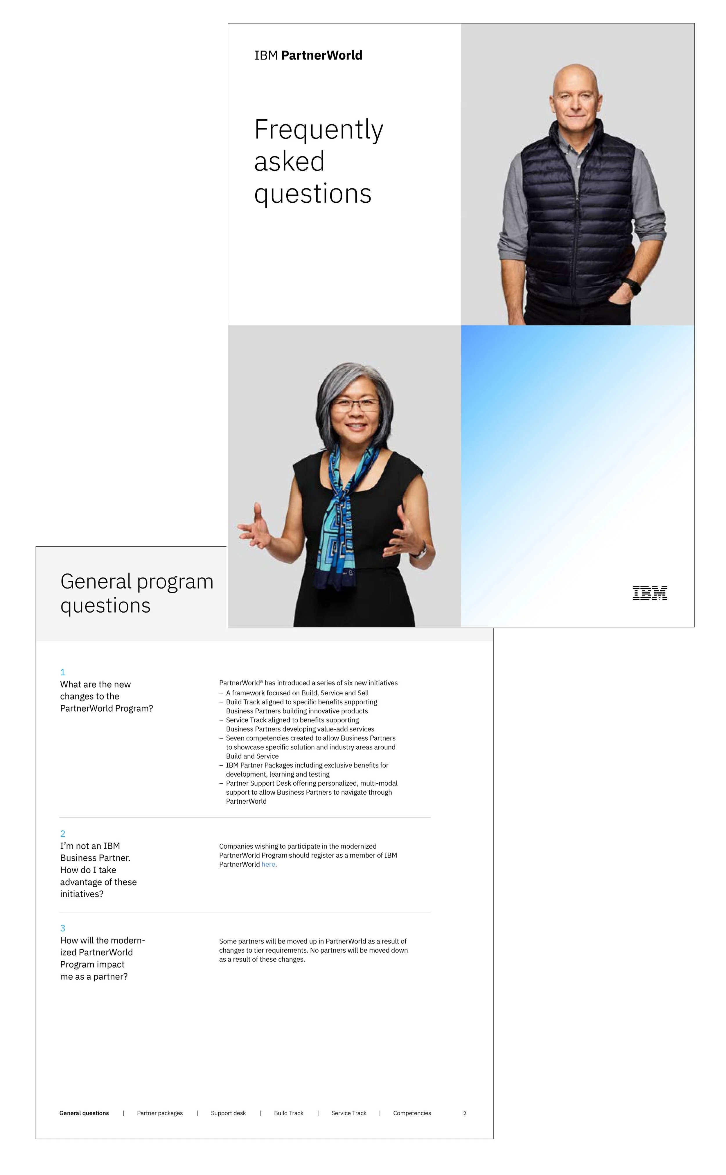 IBM FAQ Cover and sample page