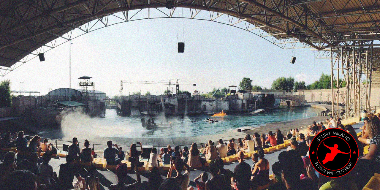 Daniele is Rambo at Movieland Park - Canevaworld Resort in Lazise (Verona). 