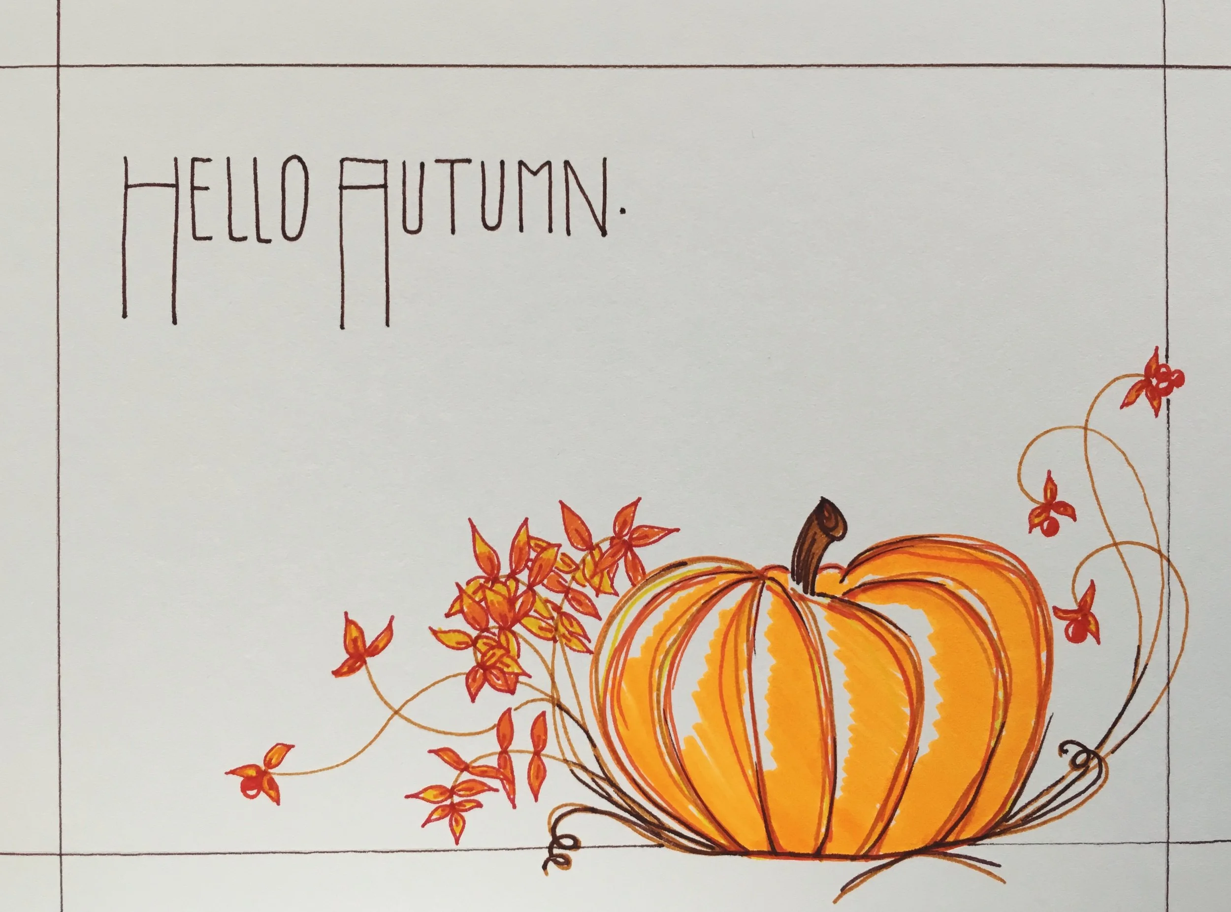 Hello Autumn.
