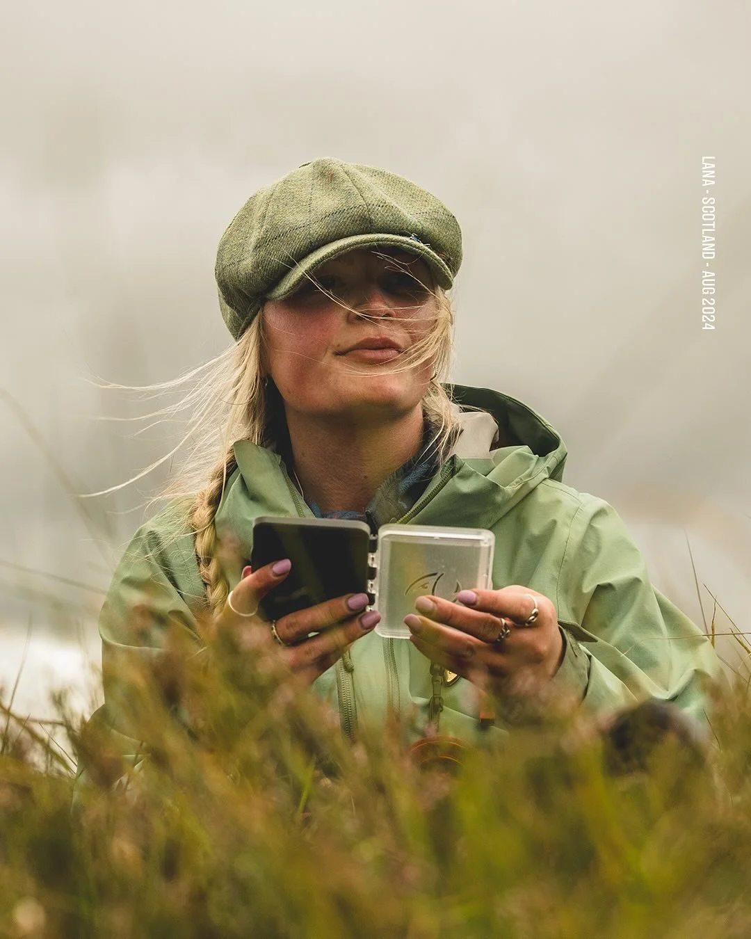 &lsquo;The Irresistible Adams&rsquo; // a wet, wild, windy day in Scotland with @lanajrichardson // for @fulling_mill