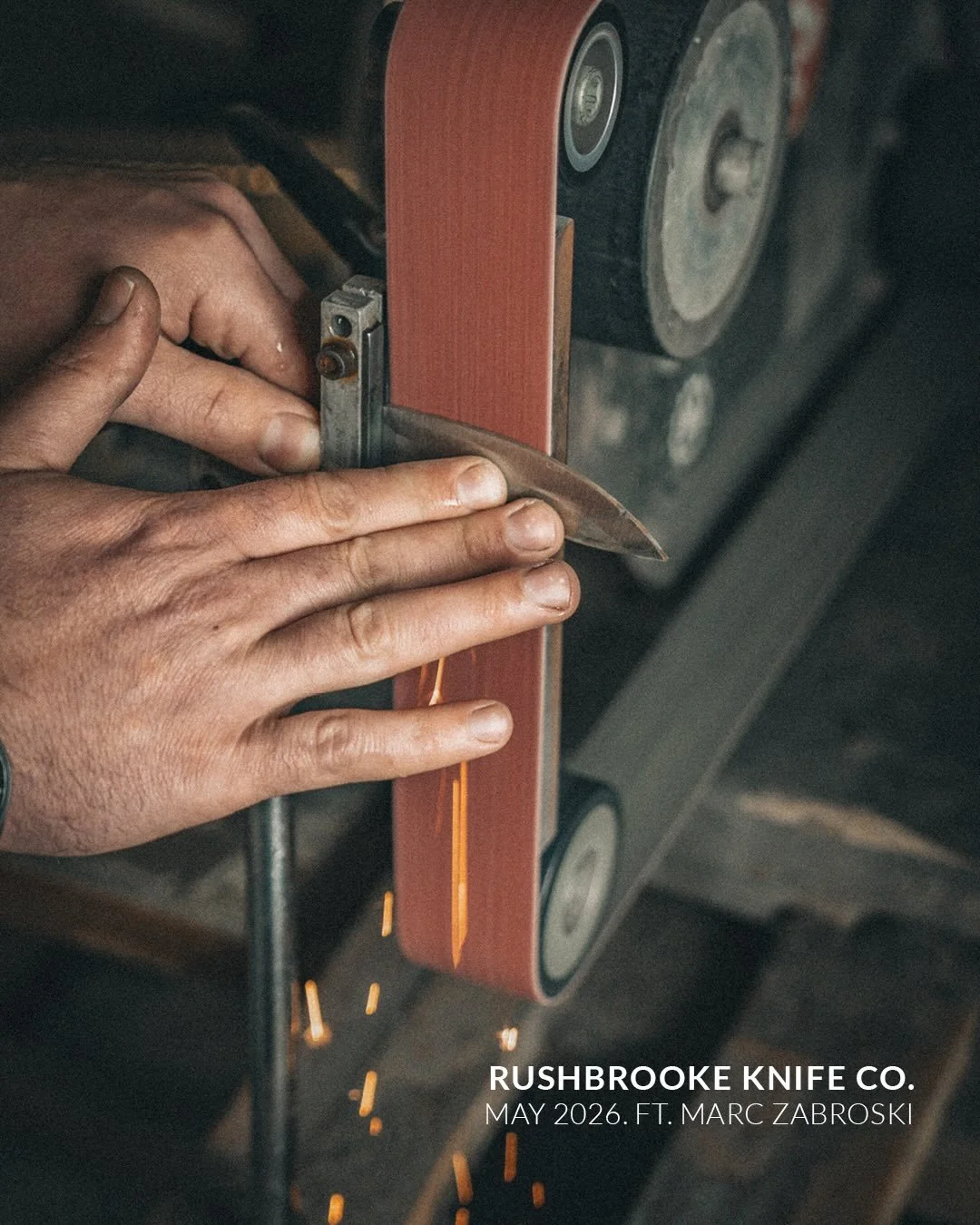 Rushbrooke Knife Co. // in the studio with @marczabroski // @rushbrookeknifecompany