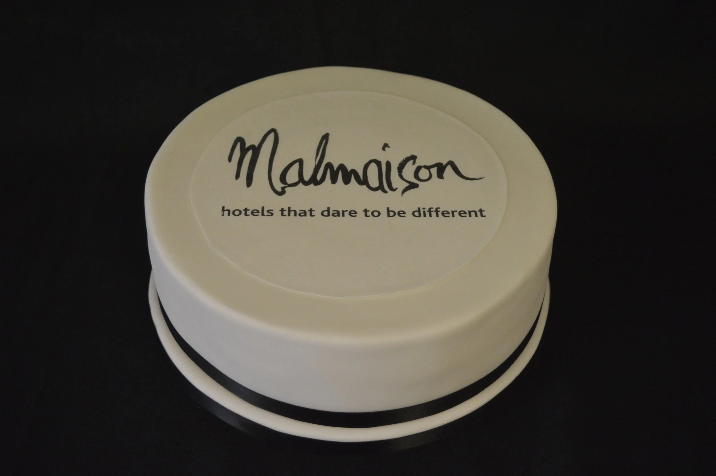 A celebration cake for Malmaison hotels