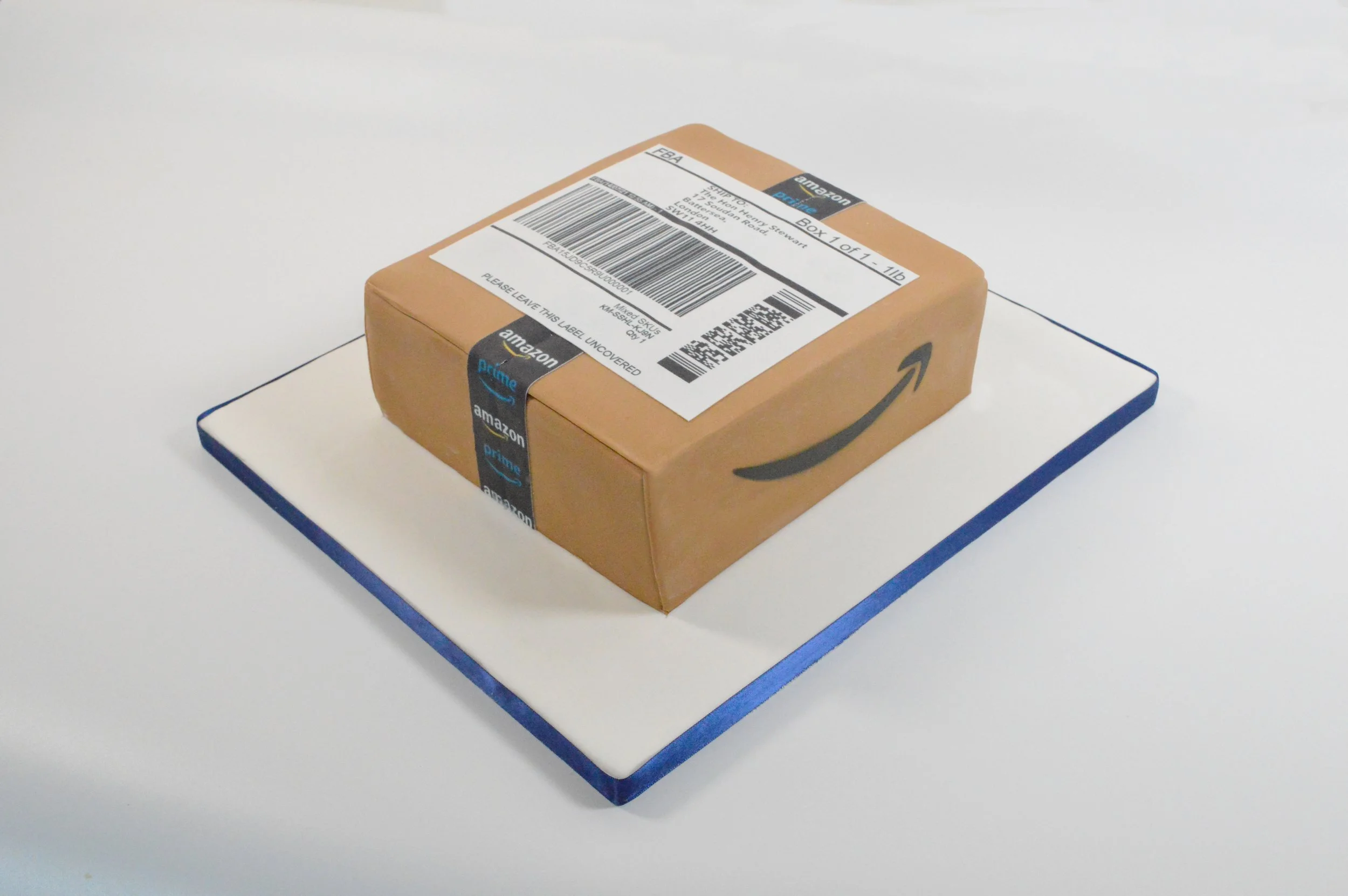 Amazon parcel cake
