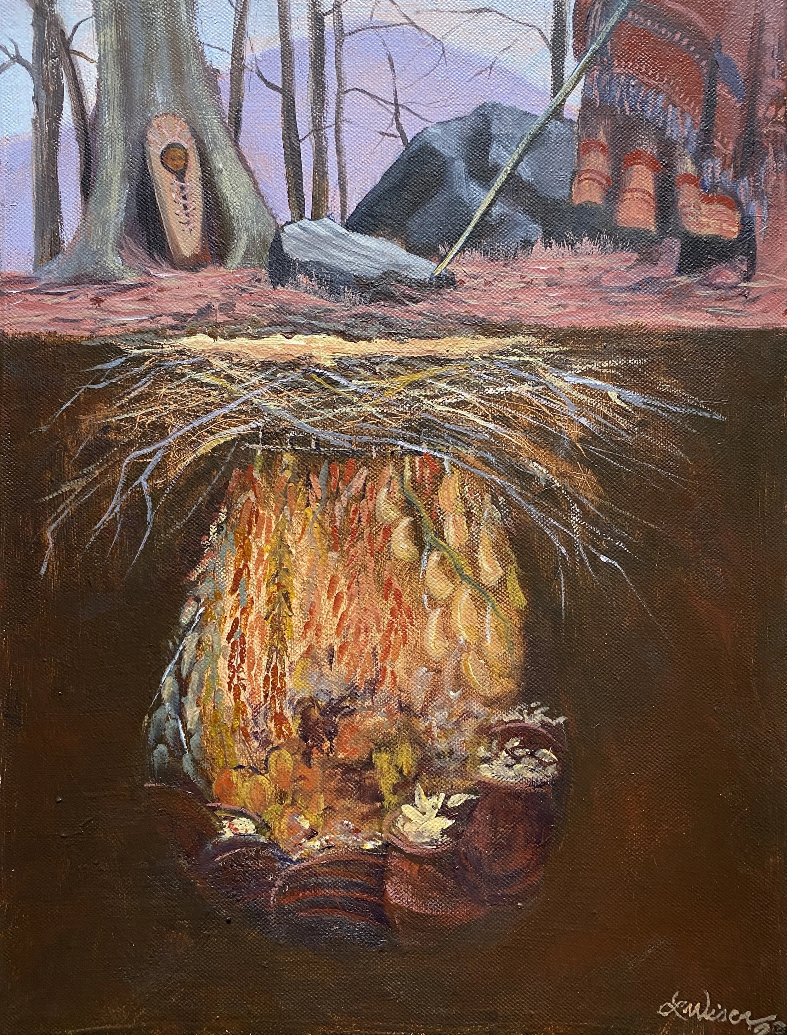 Lake Oswego Reads Art Exhibit: The Seed Keeper by Diane Wilson