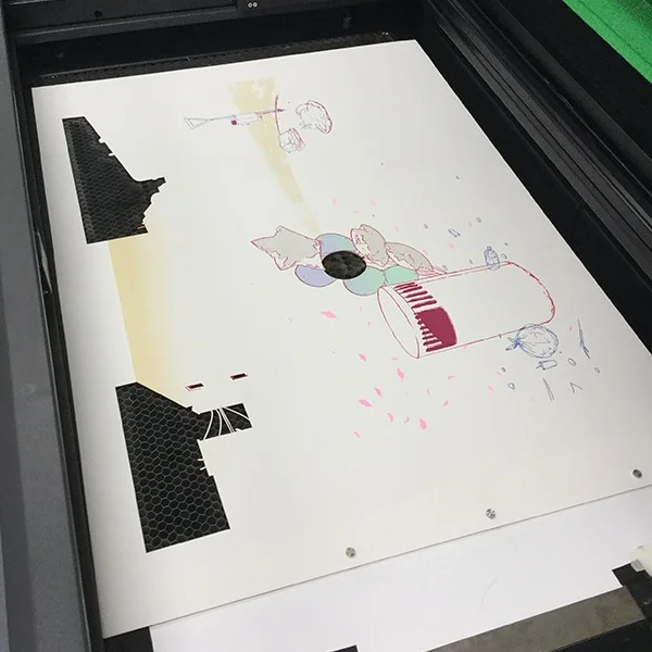 Laser Cut Silkscreen