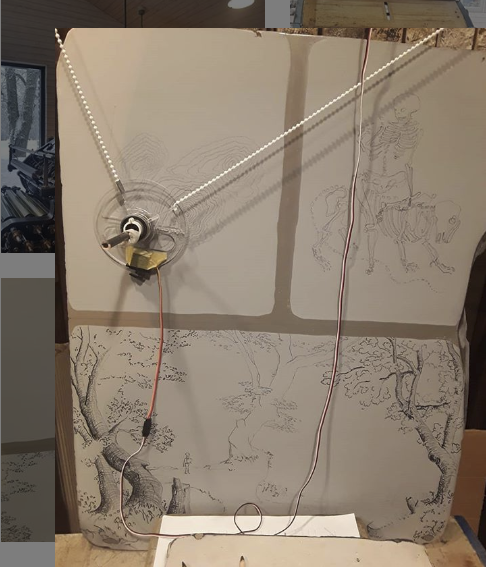 polargraph drawing away