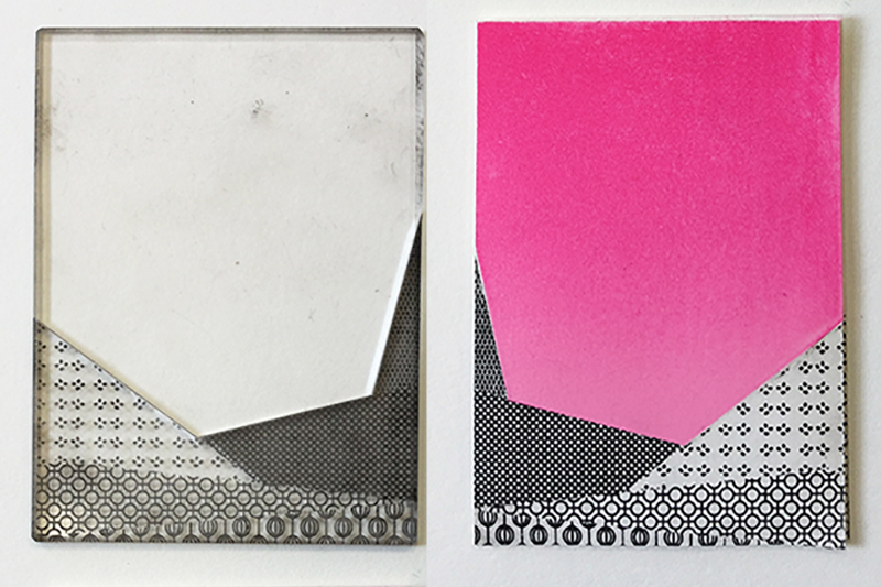 Lenore’s jigsaw intaglio plates.