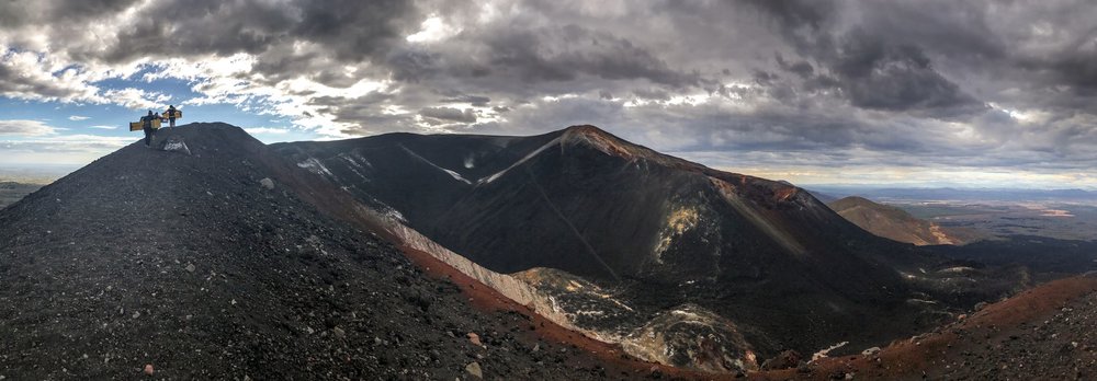 Volcano boarding Cerro Negro in Nicaragua