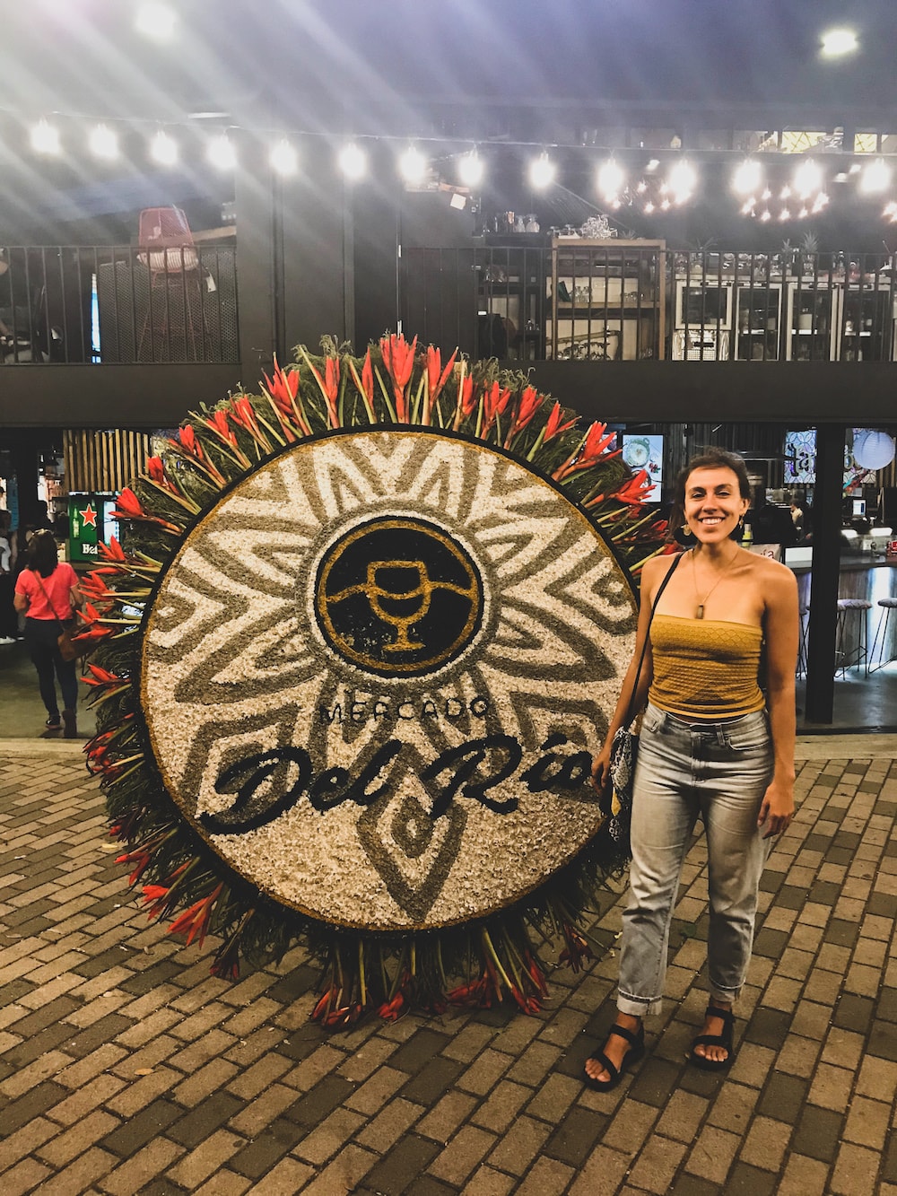 Me at Ciudad del Rio during Medellin flower festival