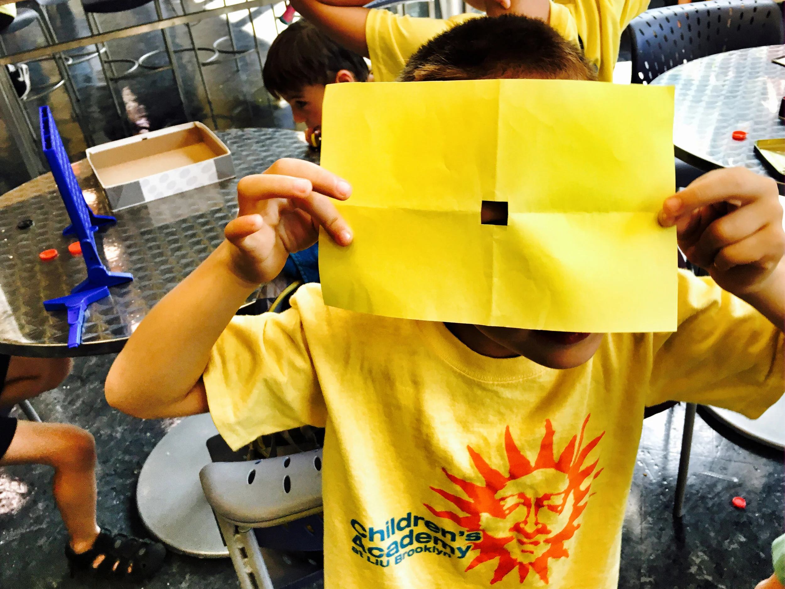 Of course, you could just use a camera like the one Liam made at camp to take photos with his mind, but then it would be a little hard to share your assignment photos :)