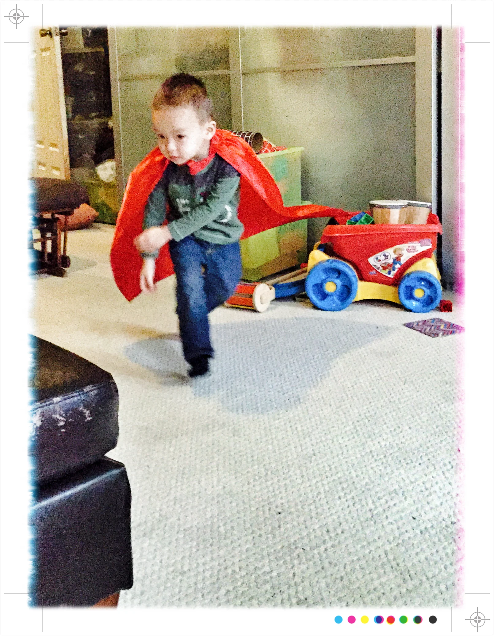 Reduced motion blur!!! However, you can see that the photo is grainy (click to enlarge)