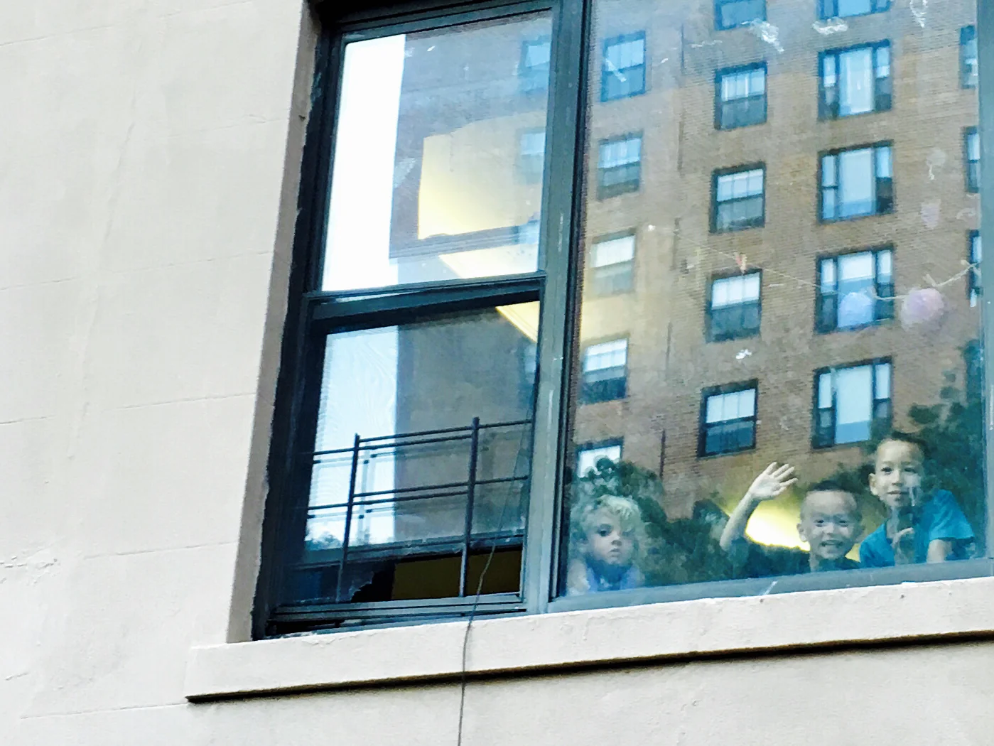 Jack happily waving good bye from the window on the second day of camp - with Liam next to him. Not a great photo technically but it meant to much to me that we had a good drop-off and Jack was adjusting so quickly. Definitely an emotionally vs technically good photo.