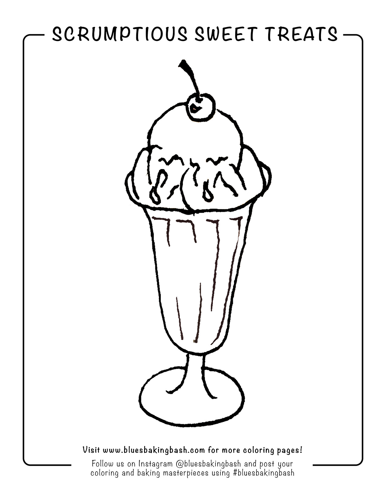 Blue's Ice Cream Sundae