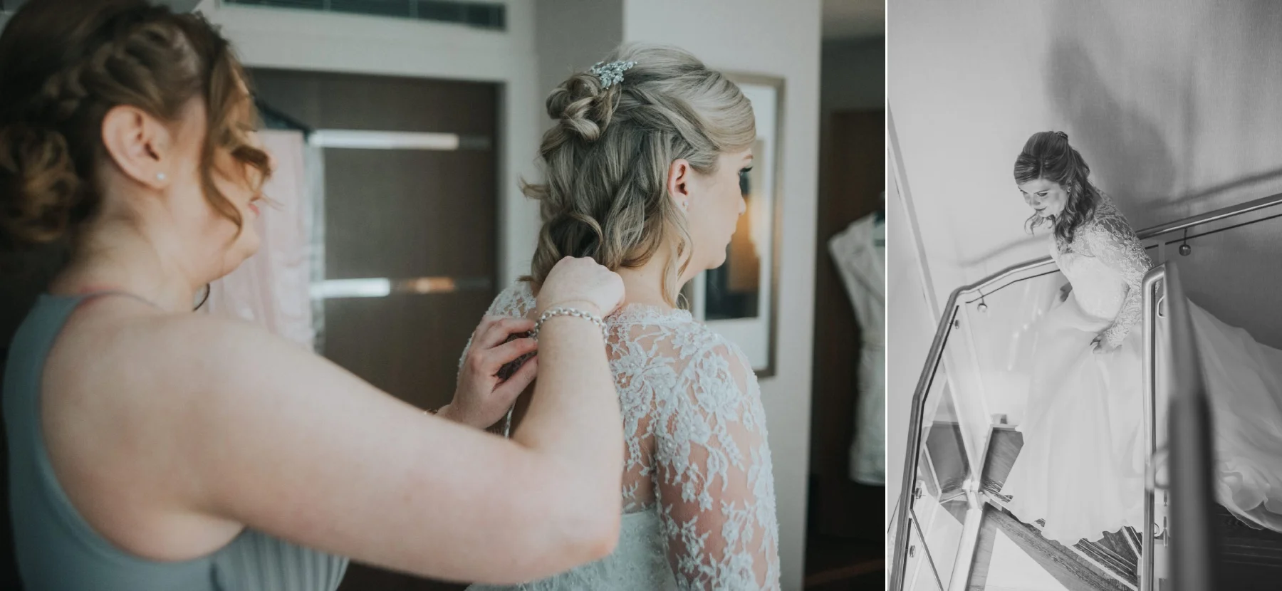 Bride getting ready intercontinential
