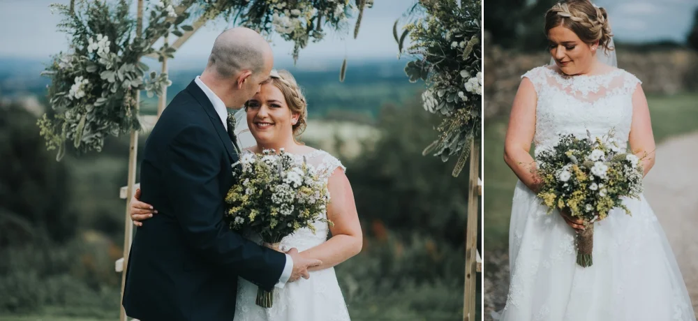 Relaxed natural wedding photos