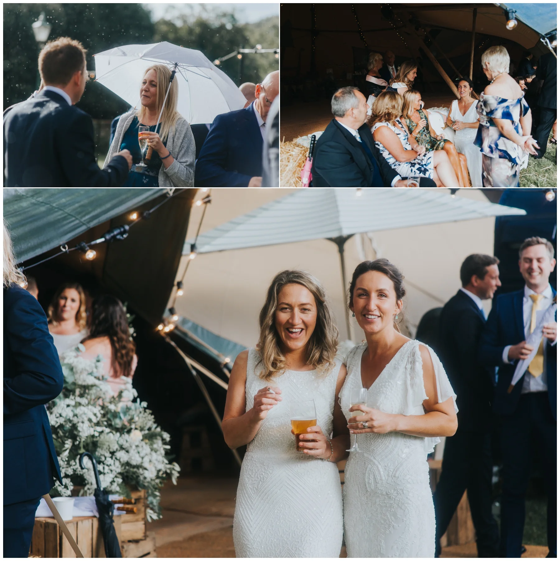 street food at chilled out wedding