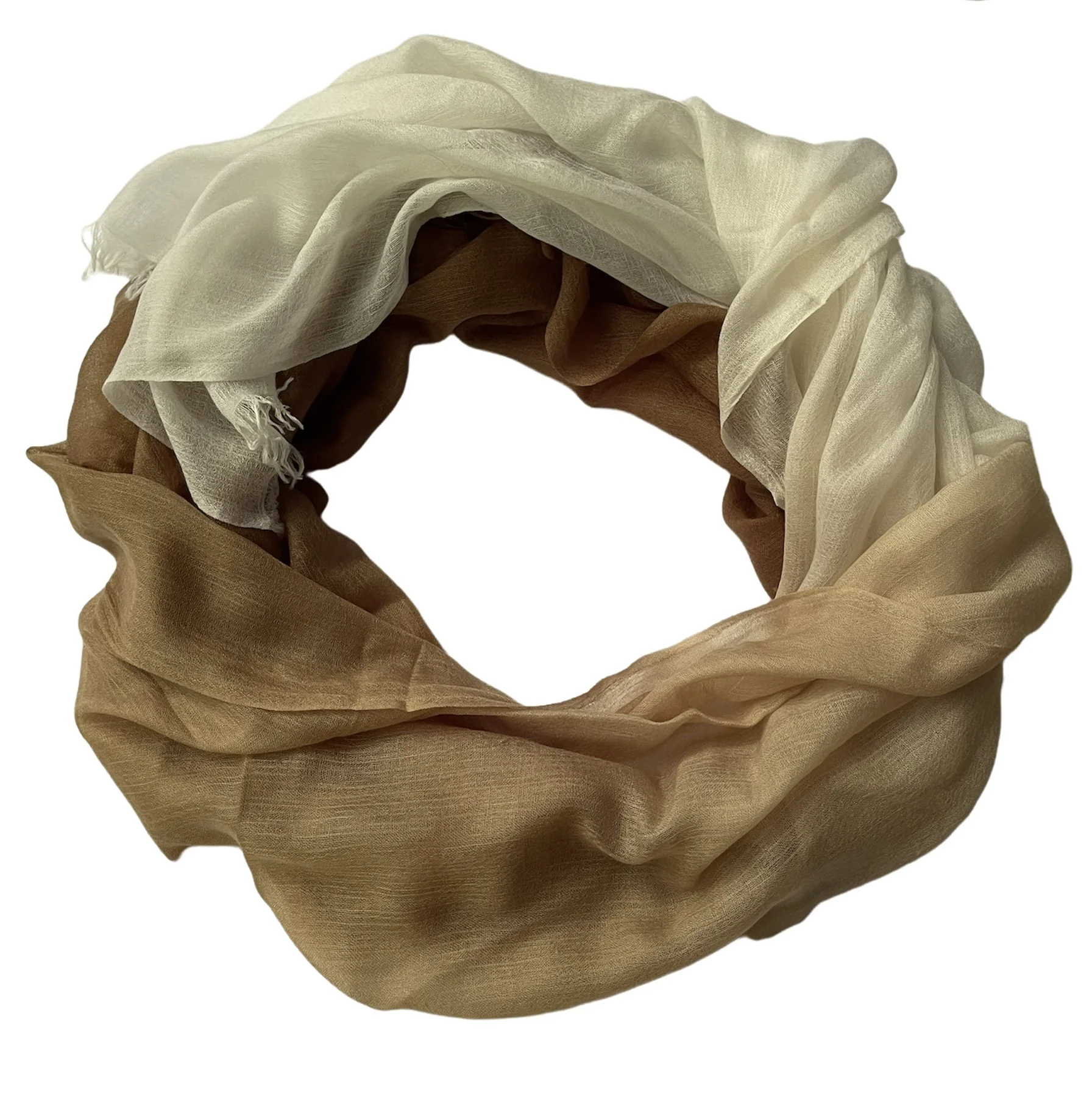 Mist Ultra Fine - Camel ombre to  White ("cafe' com leite")