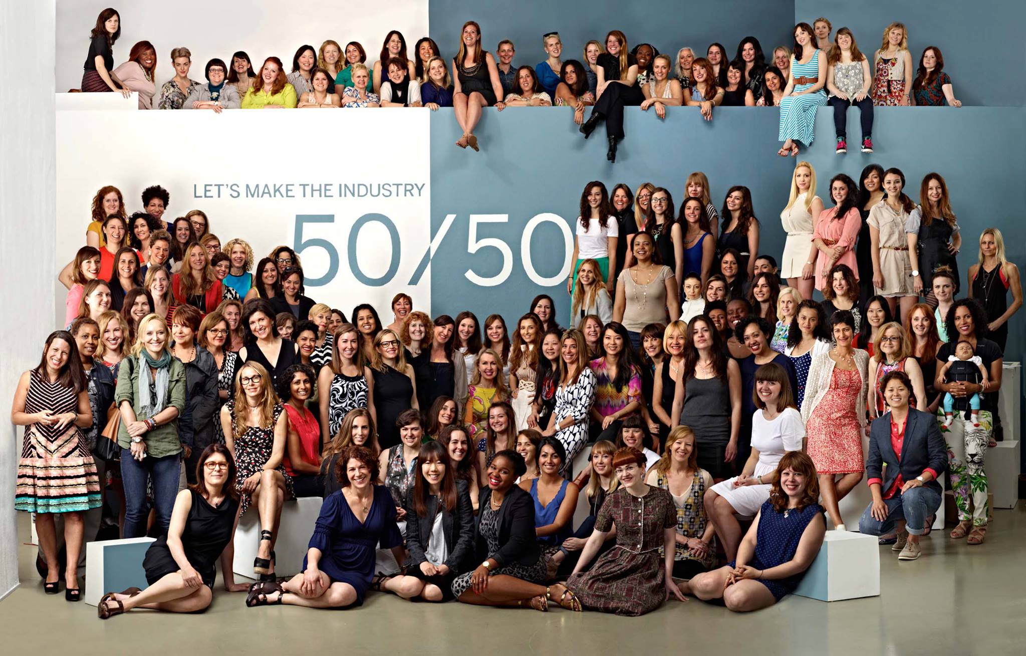 Let's Make the Industry 50/50 Initiative An Initiative to Change the Gender Ratio in the Advertising and Design Industries. Founded by ADC with a mission to effect drastic and measurable change as it pertains to the roles and participation of women within the creative industries.