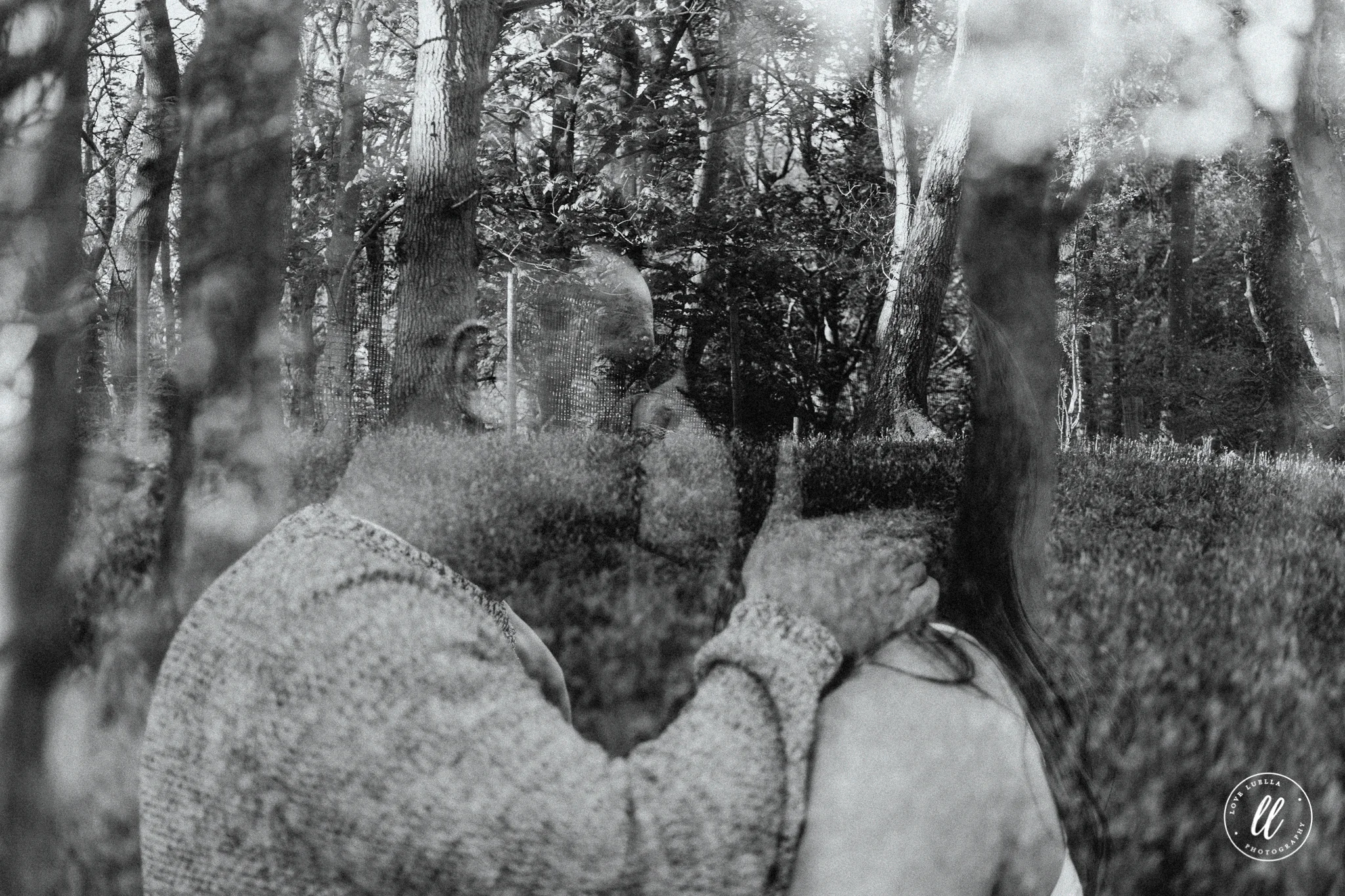 double exposure couple shoot
