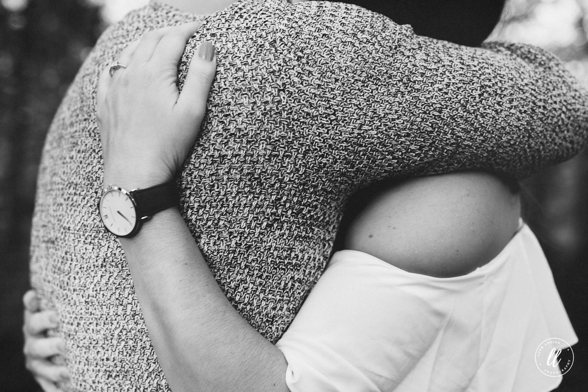 hugging couple photo