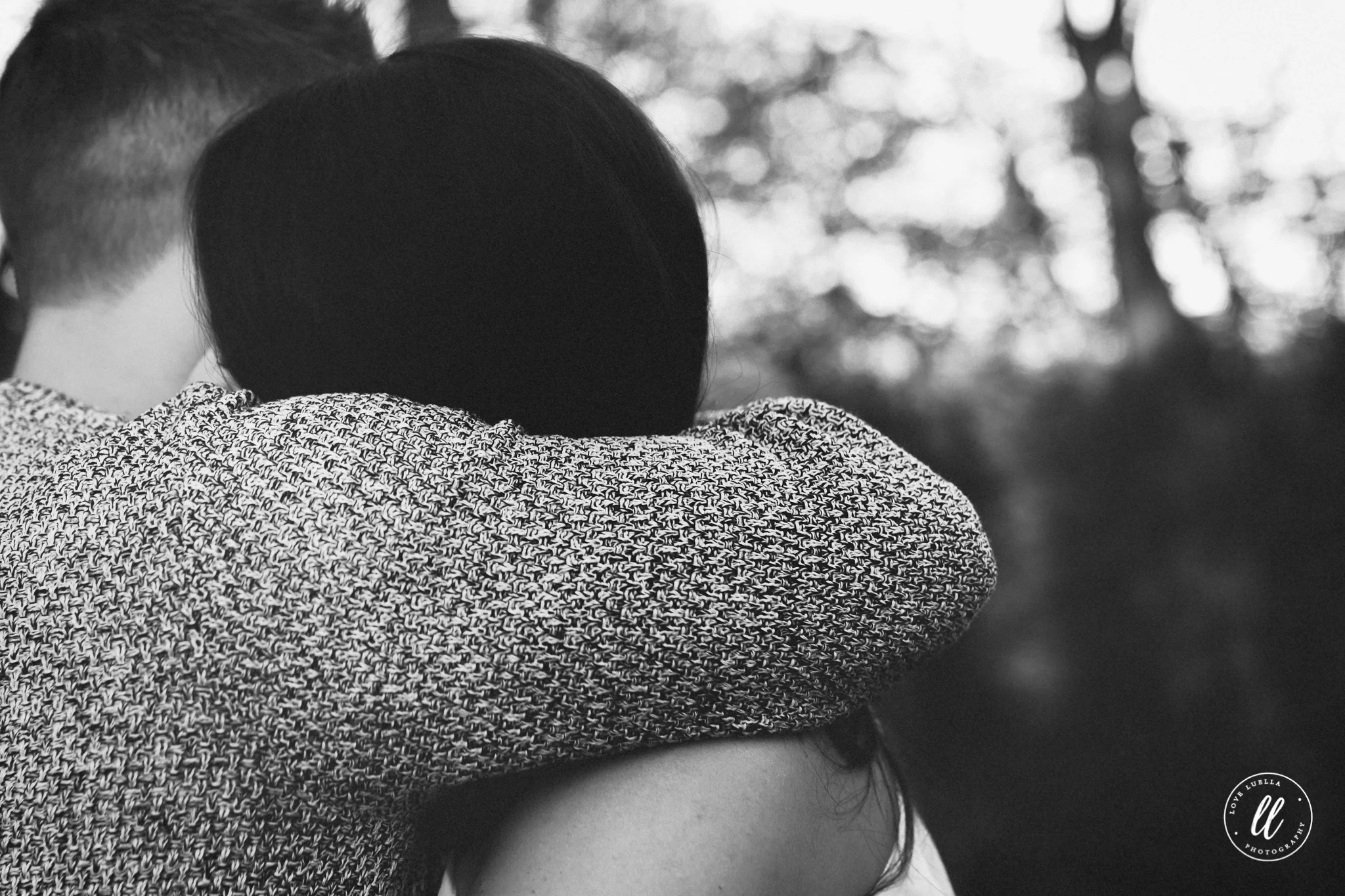 couple embrace