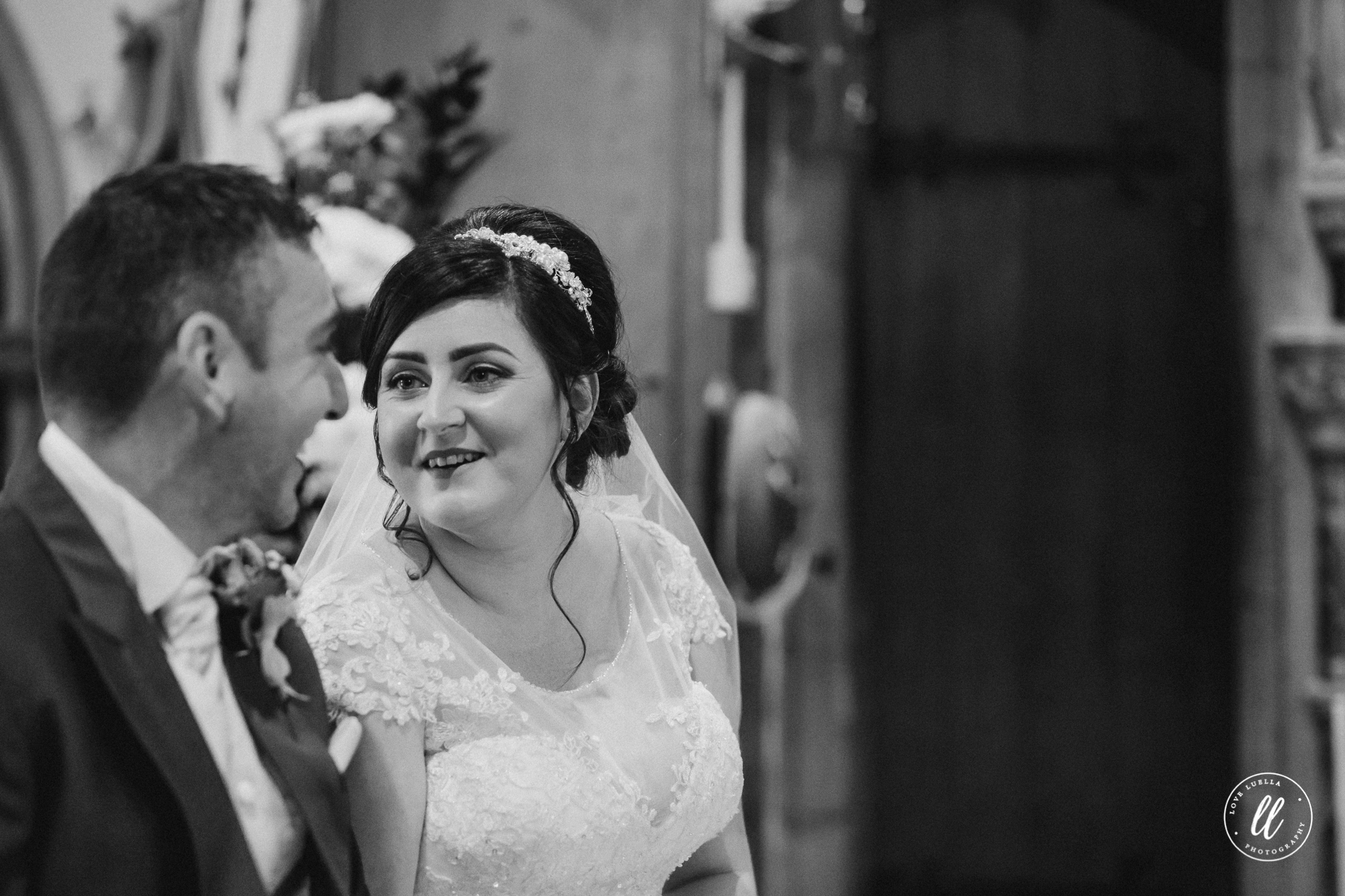 The first look between Vicky and Dan at Pantasaph Friary